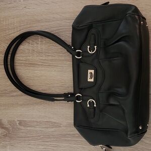 Salvatore Ferragamo Calfskin Safari Shoulder Bag DY - 21